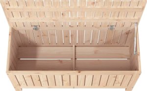 Skrzynia ogrodowa vidaXL Skrzynia ogrodowa, 108x42,5x54 cm, lite drewno sosnowe 8