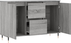 vidaXL Szafka, szary dąb sonoma, 104x35x70 cm 6