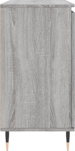 vidaXL Szafka, szary dąb sonoma, 104x35x70 cm 7