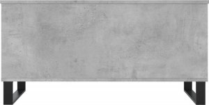 vidaXL Stolik kawowy, szarość betonu, 90x44,5x45 cm 6