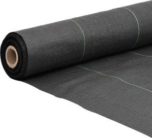 vidaXL Agrowłóknina antychwastowa, czarna, 1,5x50 m, PP 3
