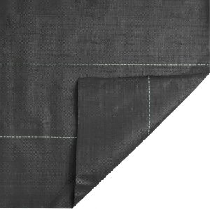 vidaXL Agrowłóknina antychwastowa, czarna, 1,5x50 m, PP 7