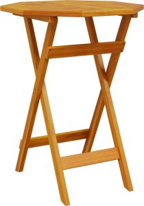 vidaXL Składany stół ogrodowy, 60x75 cm, lite drewno akacjowe 2
