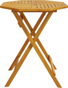 vidaXL Składany stół ogrodowy, 60x75 cm, lite drewno akacjowe 5