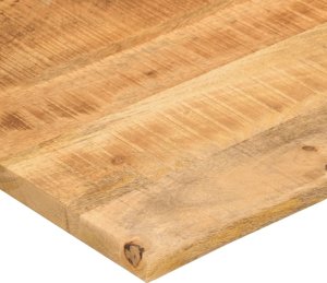 vidaXL Blat biurka, z wycięciem, 120x50x2,5 cm, surowe drewno mango 6