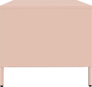 vidaXL Szafka RTV, różowa, 68x50x43,5 cm, stal walcowana na zimno 7