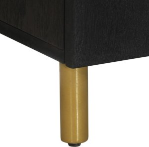 vidaXL Szafka czarna 60x33x75 cm 8