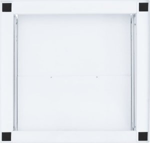 vidaXL Podest pod pralkę z półką, biały 6