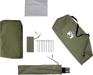 vidaXL Namiot prysznicowy, oliwkowy, wodoodporny 11