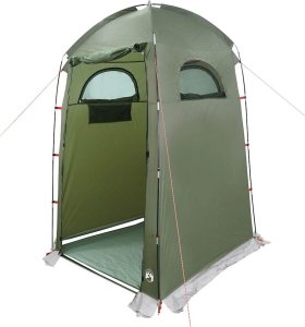 vidaXL Namiot prysznicowy, oliwkowy, wodoodporny 4