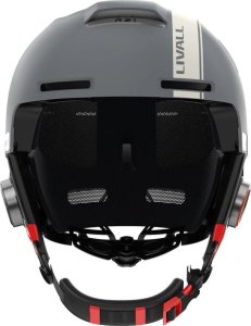 Livall Livall Kask Narciarski RS1 Bluetooth PTT Alert SOS Szary M 2