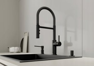 Bateria kuchenna Blanco Bateria CATRIS-S Flexo Filter czarny mat 2