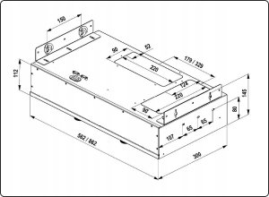 Okap Globalo OKAP FLUXIME 60.1 BLACK + TW 1.2 Użyj kodu 9GLB24 i płać mniej 14