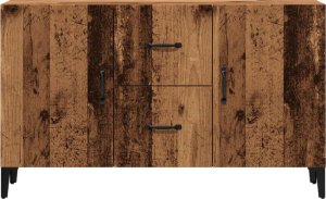 vidaXL Komoda, stare drewno, 100x36x60 cm 5