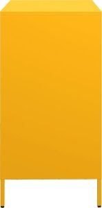 vidaXL Szafka, musztardowa, 68x39x73,5 cm, stal walcowana na zimno 6