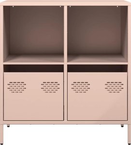 vidaXL Szafka, różowa, 68x39x73,5 cm, stal walcowana na zimno 4