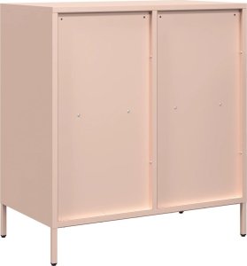 vidaXL Szafka, różowa, 68x39x73,5 cm, stal walcowana na zimno 7