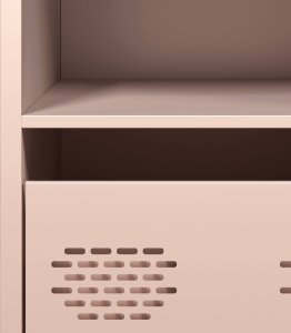 vidaXL Szafka, różowa, 68x39x73,5 cm, stal walcowana na zimno 10