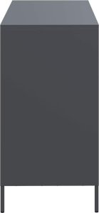 vidaXL Szafka, antracytowa, 101,5x39x73,5 cm, stal walcowana na zimno 6