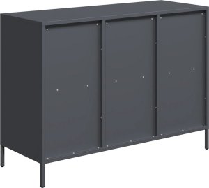 vidaXL Szafka, antracytowa, 101,5x39x73,5 cm, stal walcowana na zimno 7