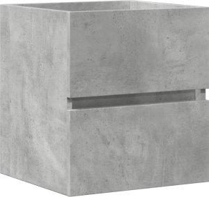 vidaXL Szafka pod umywalkę, szarość betonu, 41x38,5x45 cm 2