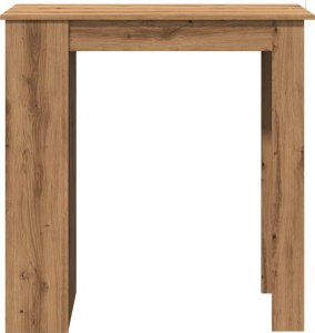 vidaXL Stolik barowy z półkami, dąb artisan, 102x50x103,5 cm 4