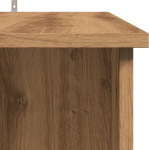 vidaXL Stolik barowy z półkami, dąb artisan, 102x50x103,5 cm 7