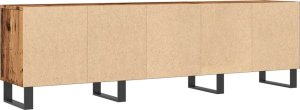 vidaXL Szafka pod TV, stare drewno, 150x30x44,5 cm 7