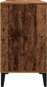 vidaXL Szafka pod umywalkę, stare drewno, 80x33x60 cm 7