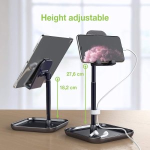 Podstawka Techly Stojak uchwyt na telefon pod tablet biurkowy regulowany 3