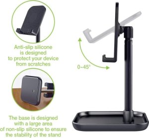 Podstawka Techly Stojak uchwyt na telefon pod tablet biurkowy regulowany 4