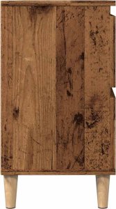 vidaXL Szafka pod umywalkę, stare drewno, 80x33x60 cm 6