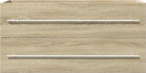 vidaXL Szafka pod umywalkę, dąb sonoma, 100x38,5x48 cm, płyta wiórowa 4