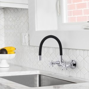 Bateria kuchenna YokaHome Bateria kuchenna ścienna elastyczna wylewka kran - Yoka 2