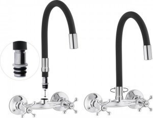 Bateria kuchenna YokaHome Bateria kuchenna ścienna elastyczna wylewka kran - Yoka 6