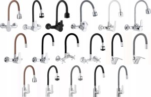 Bateria kuchenna YokaHome Bateria kuchenna ścienna elastyczna wylewka kran - Yoka 10