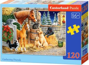 Castorland Puzzle Gathering Friends 120 elementów (241110) 1