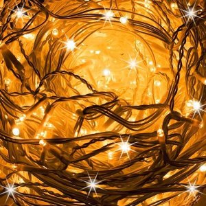 Springos Kurtyna świetlna 300 led girlanda, lampki wewnętrzno-zewnętrzne sople biały ciepły + flash UNIWERSALNY 23