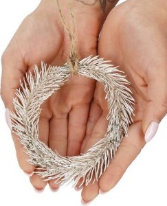 Springos Zawieszka na choinkę mini wianek ozdoba świąteczna 10 cm UNIWERSALNY 2