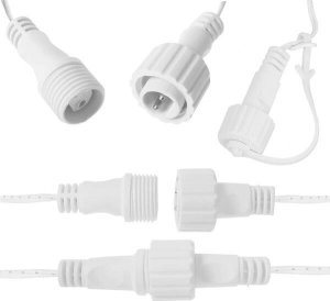 Springos Kurtyna świetlna 300 led girlanda, lampki wewnętrzno-zewnętrzne sople biały ciepły + biały flash UNIWERSALNY 4