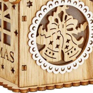 Dekoracja świąteczna Springos domek 3