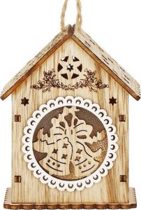 Dekoracja świąteczna Springos domek 4