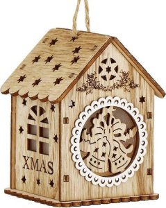 Dekoracja świąteczna Springos domek 5