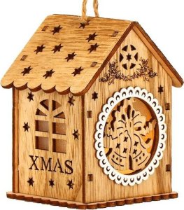 Dekoracja świąteczna Springos domek 6