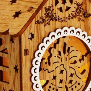 Dekoracja świąteczna Springos domek 8