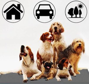 Springos Mata chłodząca żelowa dla psa 65x50 cm legowisko chłodzące dla zwierząt UNIWERSALNY 24