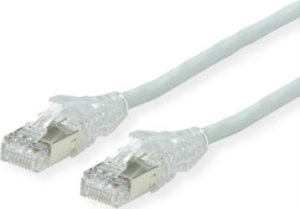 Dätwyler Kabel krosowy DTWYLER Cat.6A (Class EA) S/FTP, CU 7702 flex LSOH, AMP v2, krzyżowy, szary, 5 m 1