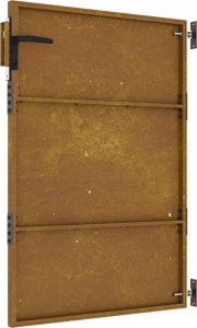 vidaXL Furtka ogrodowa, 85x125 cm, stal kortenowska 5