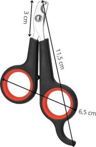 Springos Obcinacz do pazurów dla psa, kota cążki ze stali nierdzewnej nożyczki UNIWERSALNY 5