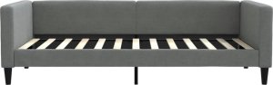 vidaXL Sofa z materacem do spania, ciemnoszara, 100x200 cm, tkanina 4